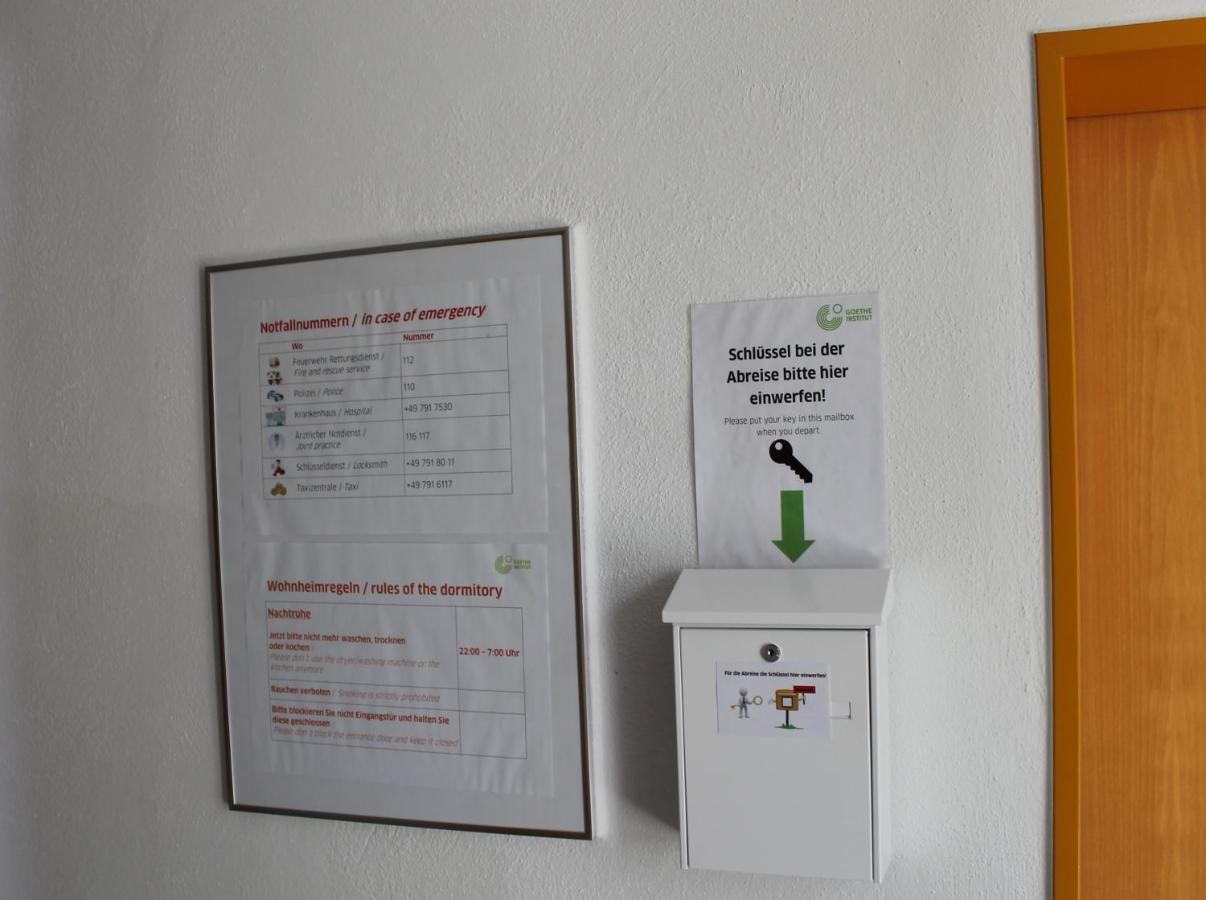 Gaestehaus Goethe-Institut シュヴェービッシュ・ハル エクステリア 写真